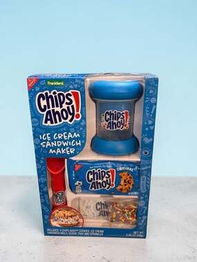 Chips Ahoy! Ice Cream Sandwich Maker Kit with Cookies, Scoop, and Sprinkles